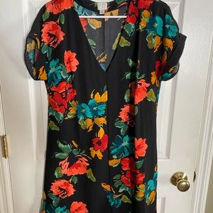 A New Day floral shift dress